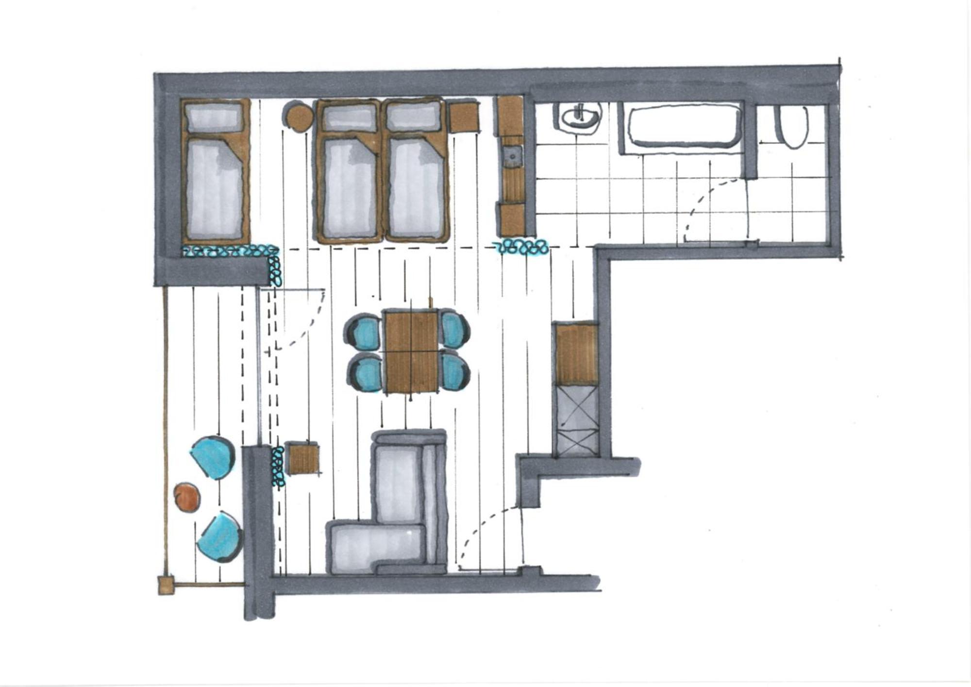 Familiekamer met Balkon